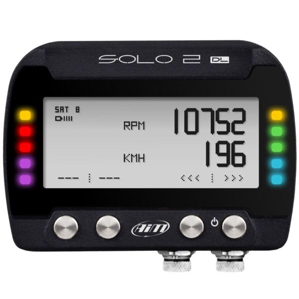 AIM SOLO 2 DL GPS Lap Timer with ECU Input