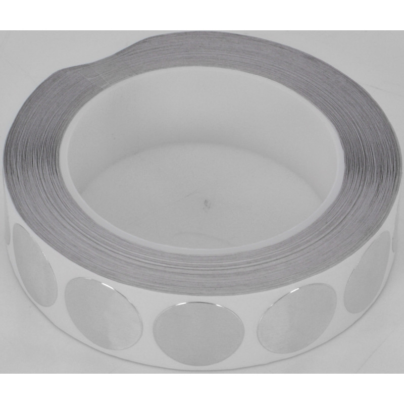 Aluminium Self-Adhesive Foil Tape 1000 Discs – 25mm Diameter