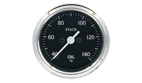 Stack Professional Oil Temperature Gauge (40-140°C) - black - CL
