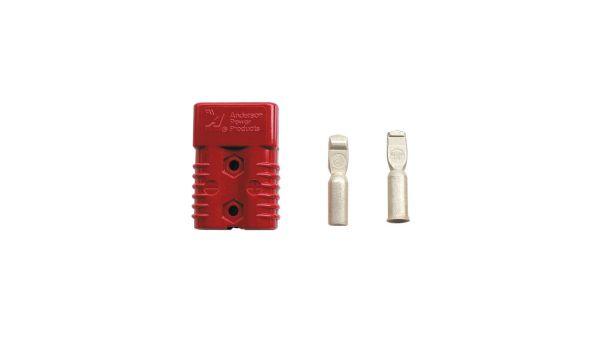 Red Anderson 175 ampere Jump Plug