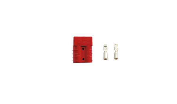 Red Anderson 50 ampere Jump Plug