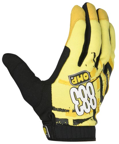Omp 883 gloves yellow/M