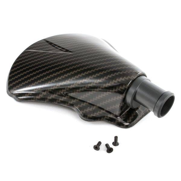 Bell top air intake carbon finish