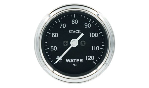Stack Professional Water Temperature Gauge (40-120°C) - black -