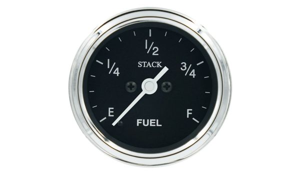 Strumento Stack analogico livello carburante - nero - CLASSIC