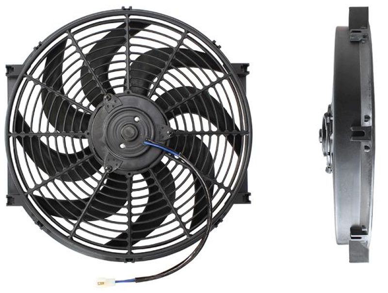 14" Electric Thermo Fan Curved Blades